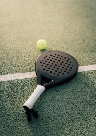 padel racket, carbon fiber
