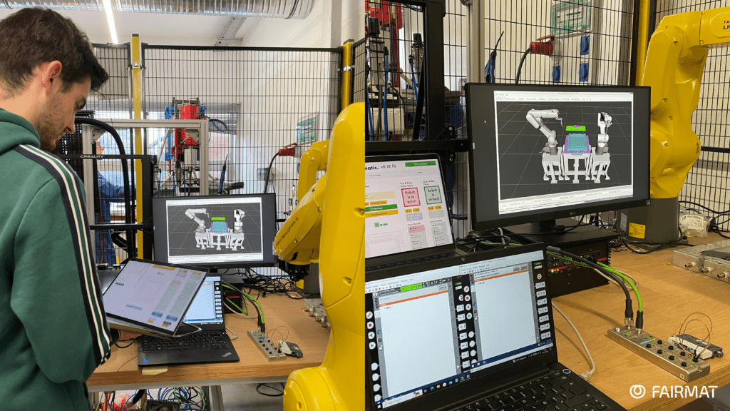 FAIRMAT's hardware in the loop testing